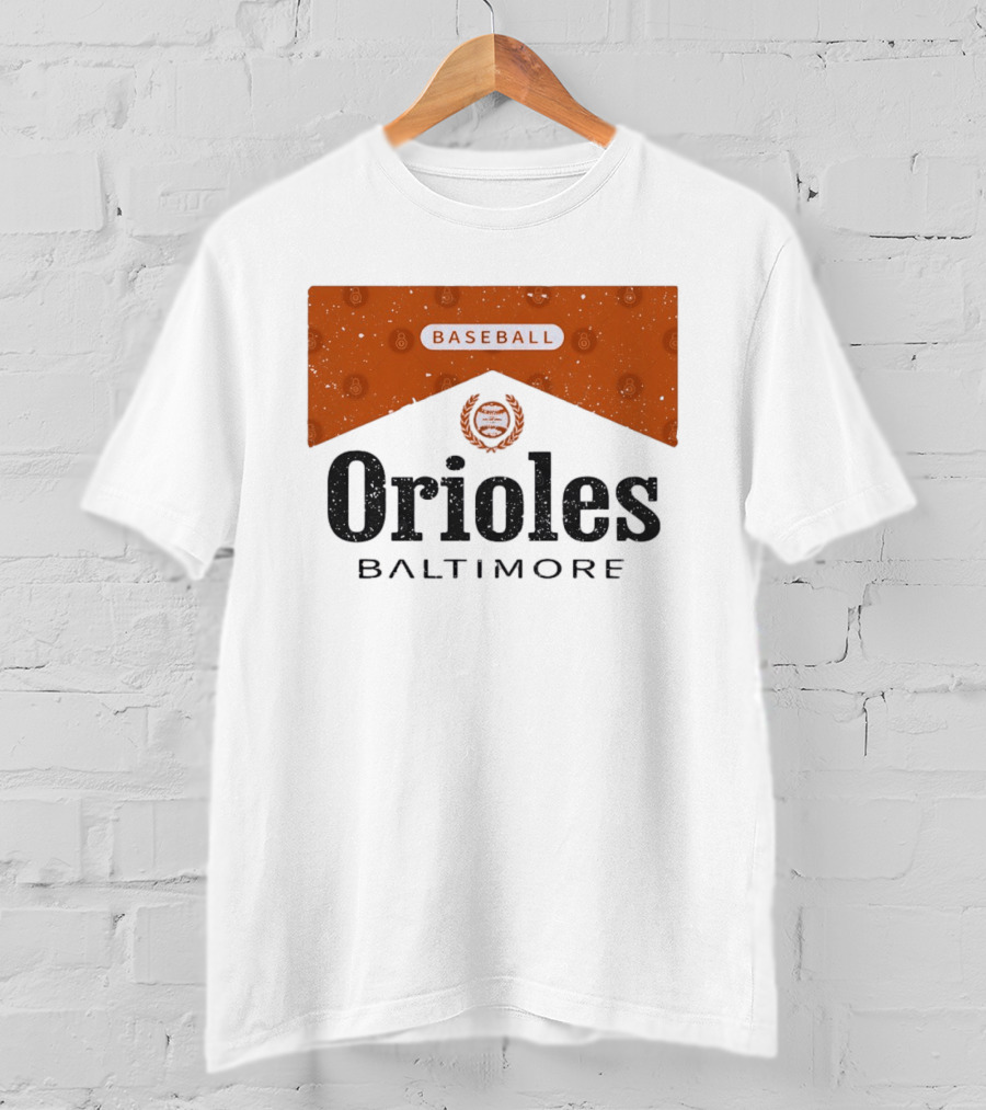 Baltimore Orioles Baseball Marlboro Collaboration T-Shirt