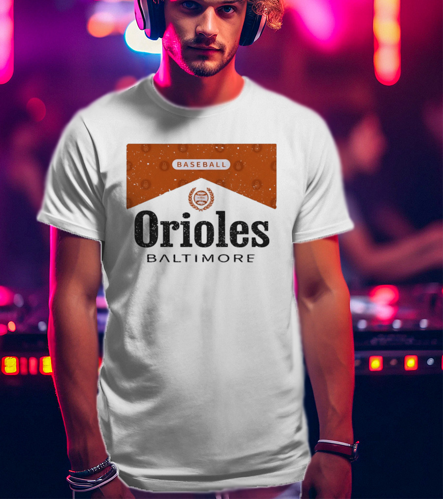 Baltimore Orioles Baseball Marlboro Collaboration T-Shirt