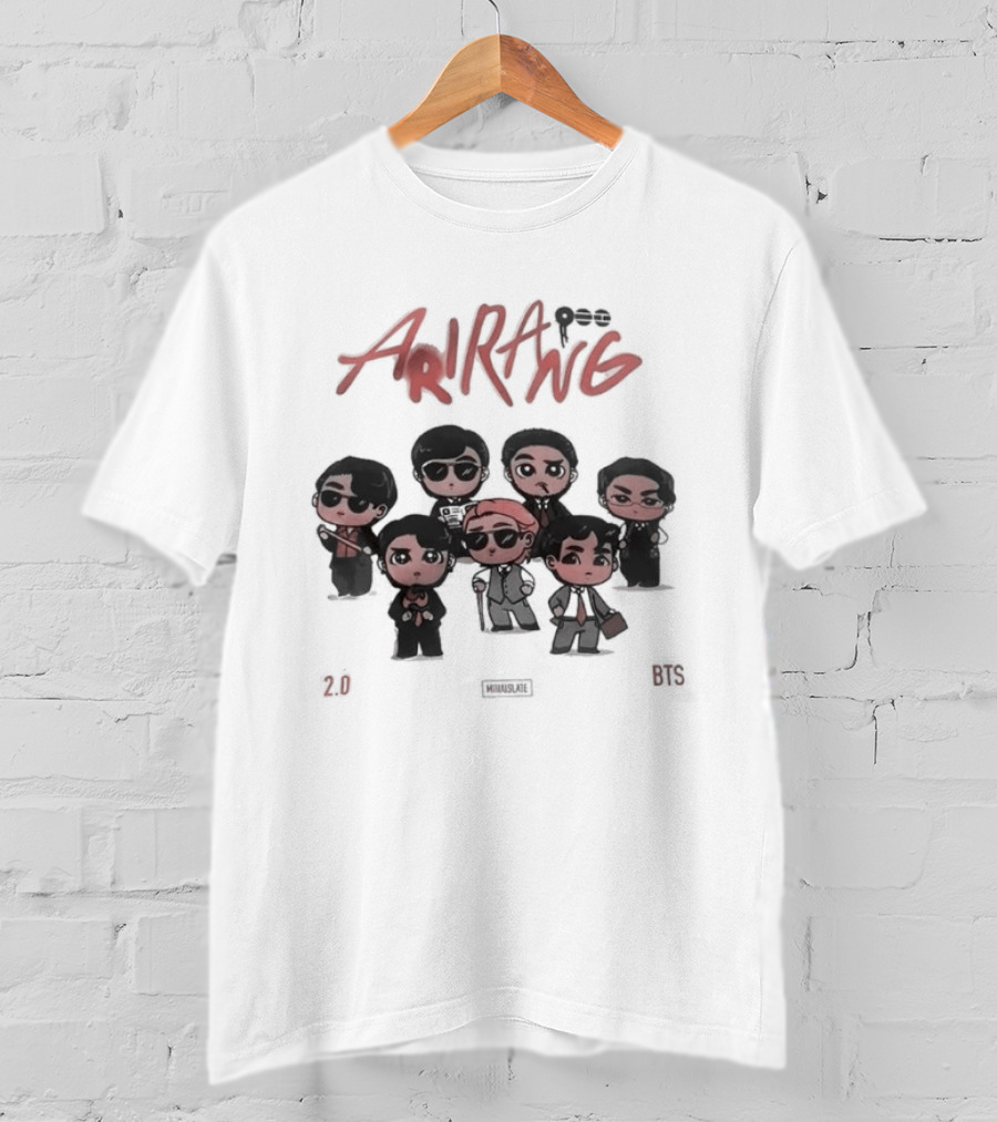 BTS Arirang Chibi 2.0 Collectible Band Figures T-Shirt