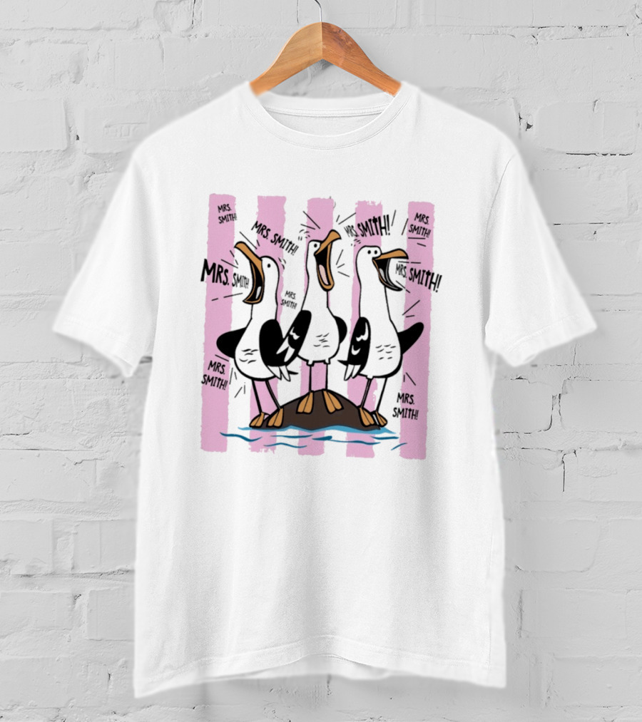 Mrs. Smith Appreciation Custom Seagulls Teacher Recognition T-Shirt