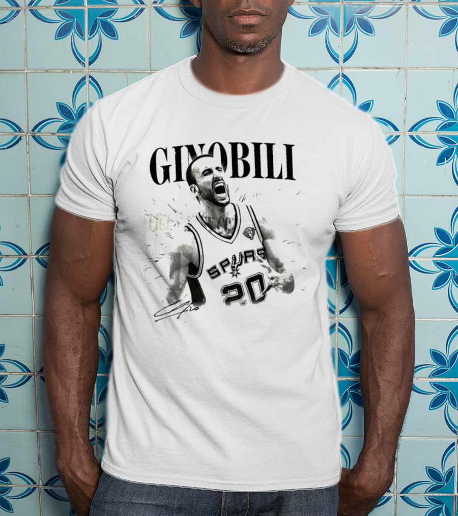 Ginobili Spurs 20 Basketball Legend T-Shirt