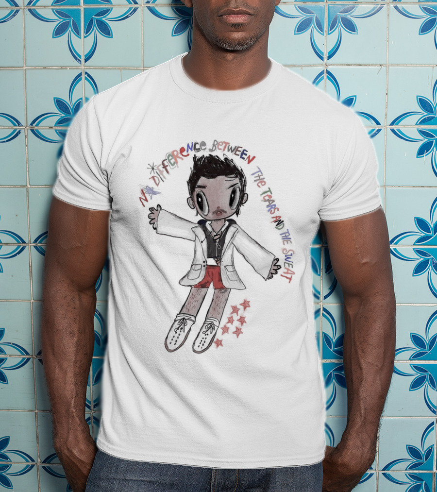 Harry Styles No Difference Between Tears And Sweat Cartoon T-Shirt
