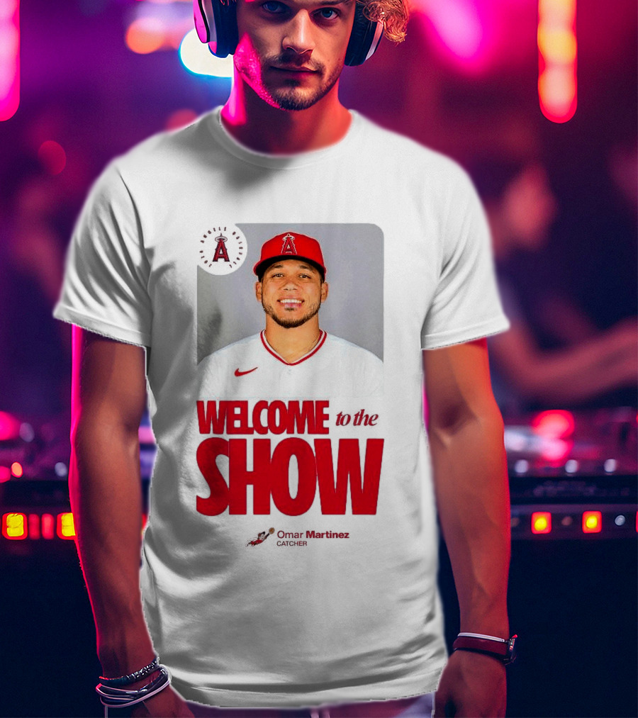 Los Angeles Angels Juan Lagares Welcome To The Show MLB Baseball T-Shirt