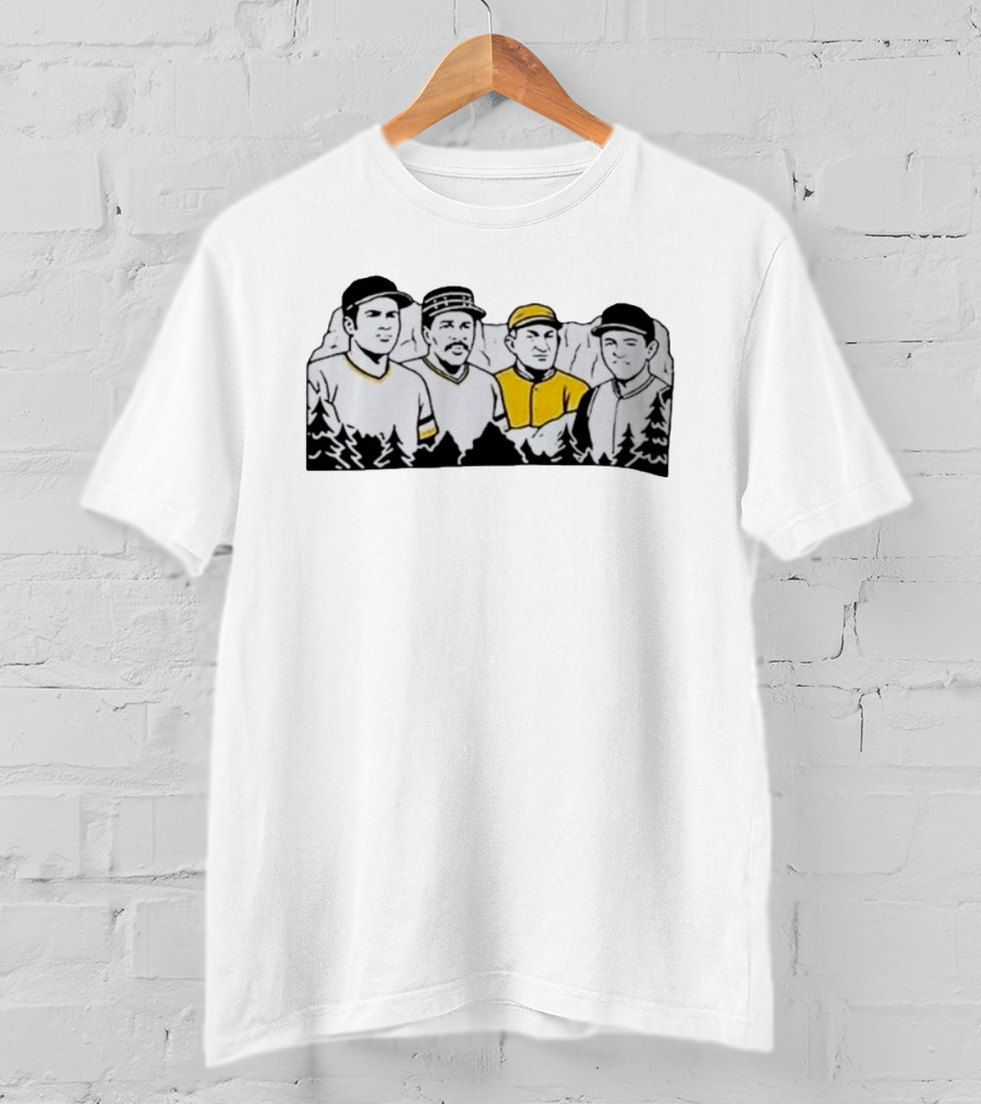 Pittsburgh Baseball Legends Mount Rushmore Pirates T-Shirt