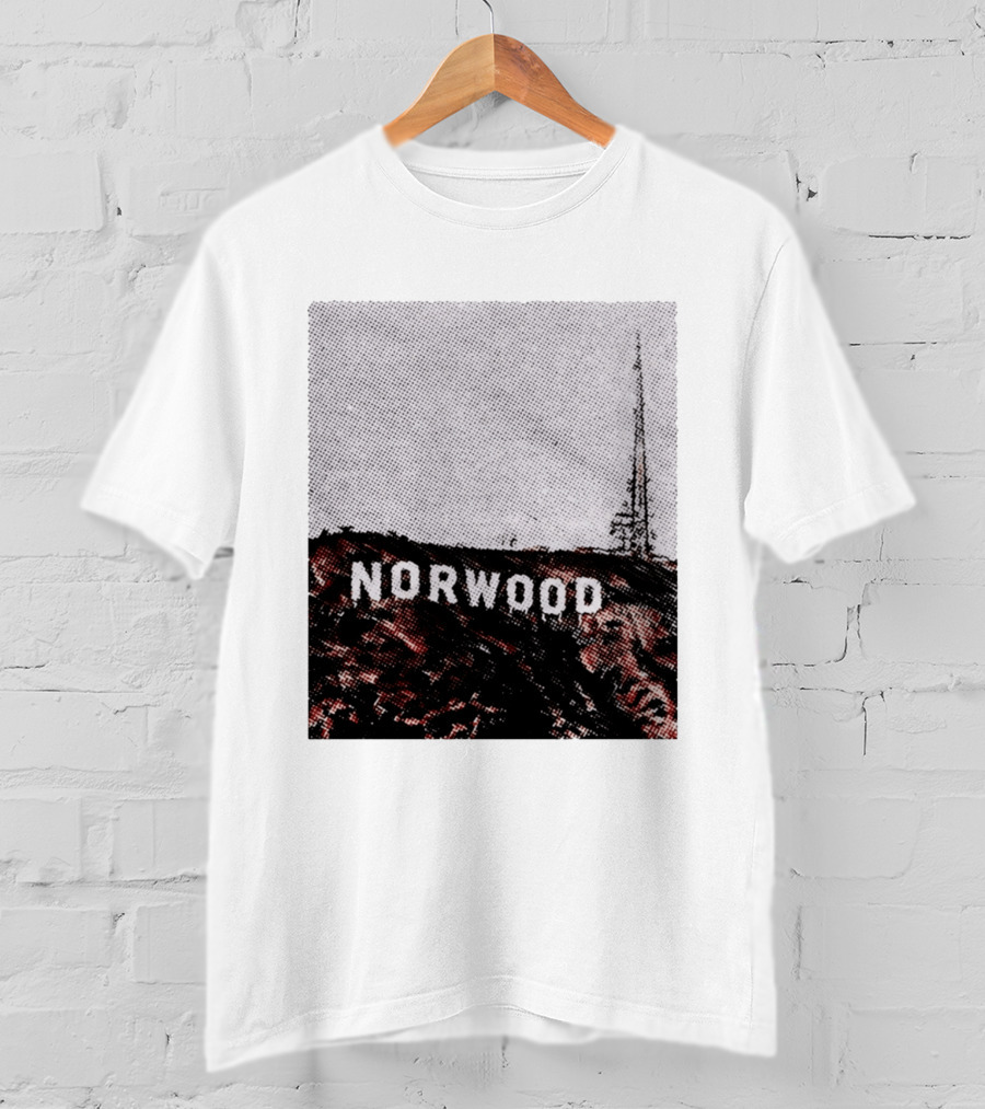Norwood Hills Sign Parody Hollywood Hills T-Shirt