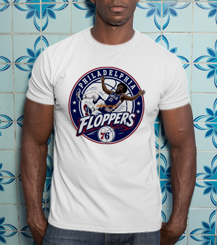 Philadelphia Floppers Joel Embiid 76ers Basketball 2026 T-Shirt