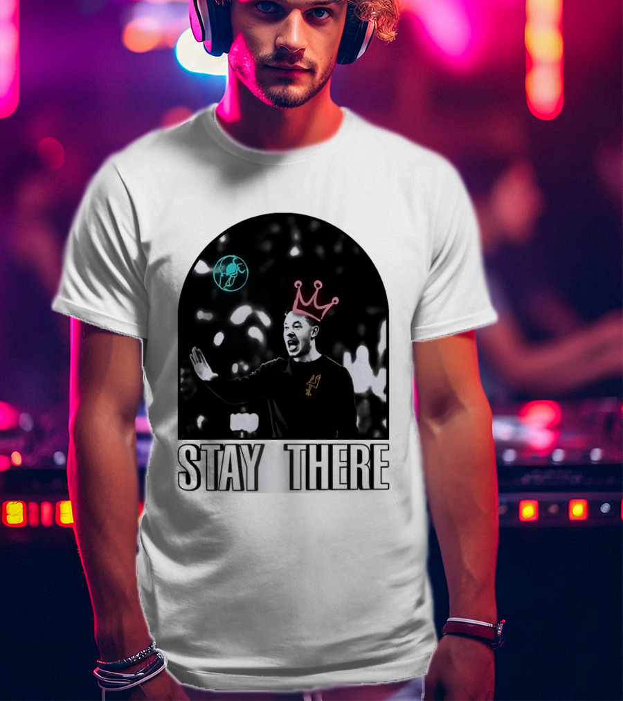 Stay There King Mitch Johnson San Antonio Spurs Coach NBA T-Shirt