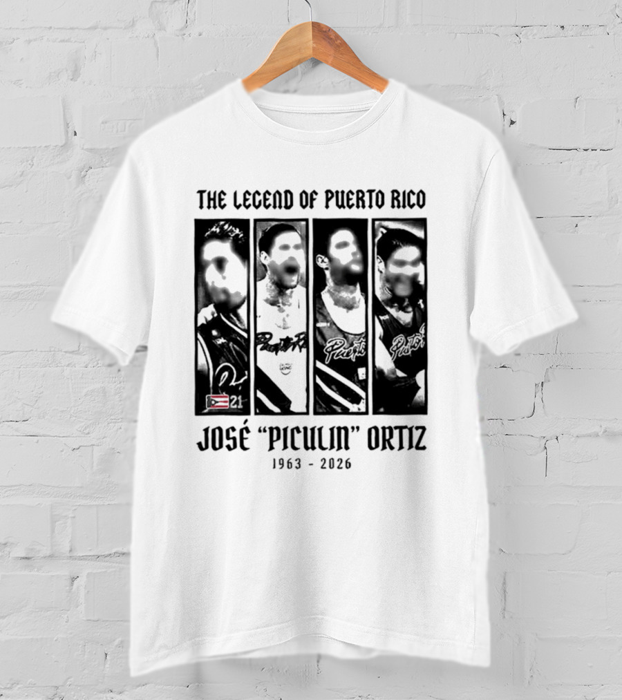 The Legend Of Puerto Rico José "Piculín" Ortiz 1963 2026 T-Shirt