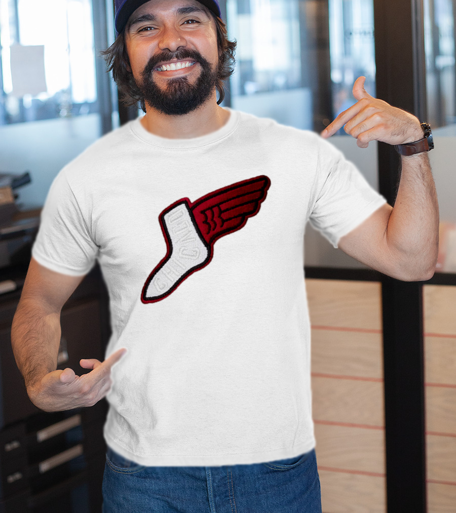 White Sox Chicago Winged Sock 2026 Promo Event T-Shirt
