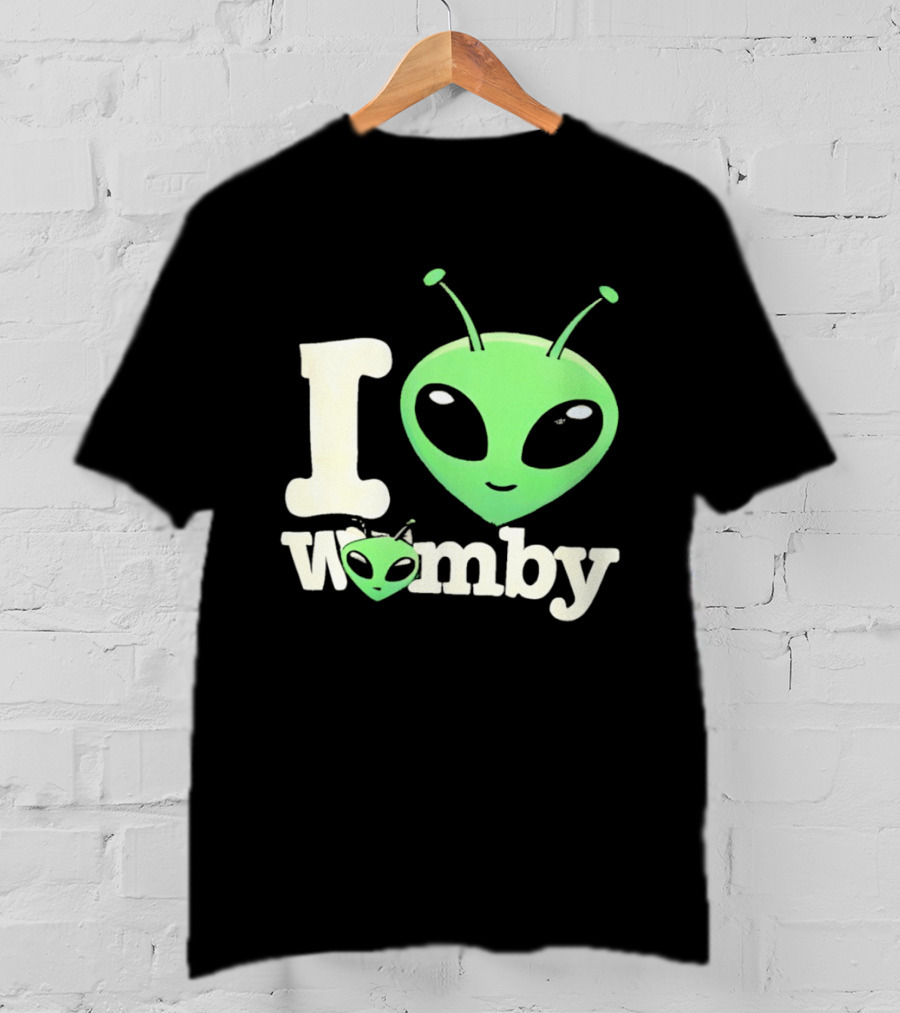 I Love Womby Aliens Victor Wembanyama San Antonio Spurs Basketball T-Shirt