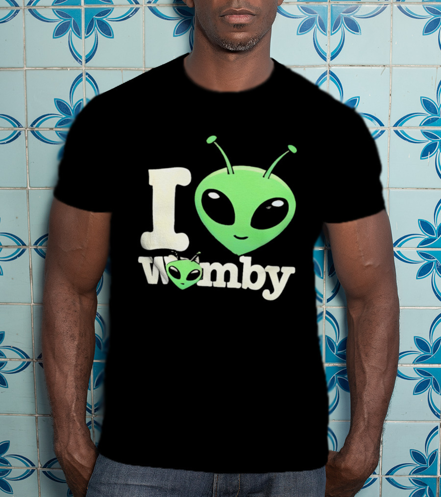 I Love Womby Aliens Victor Wembanyama San Antonio Spurs Basketball T-Shirt