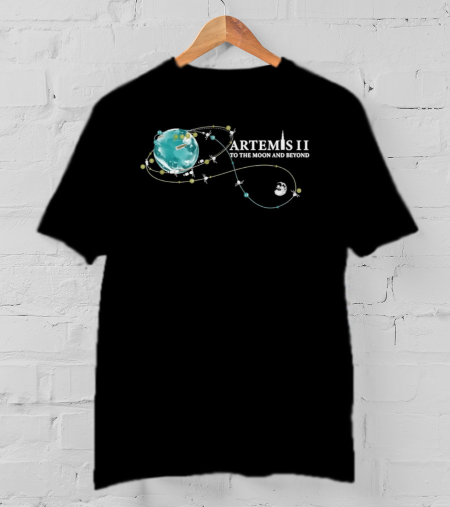 Artemis II To The Moon And Beyond Mission NASA T-Shirt