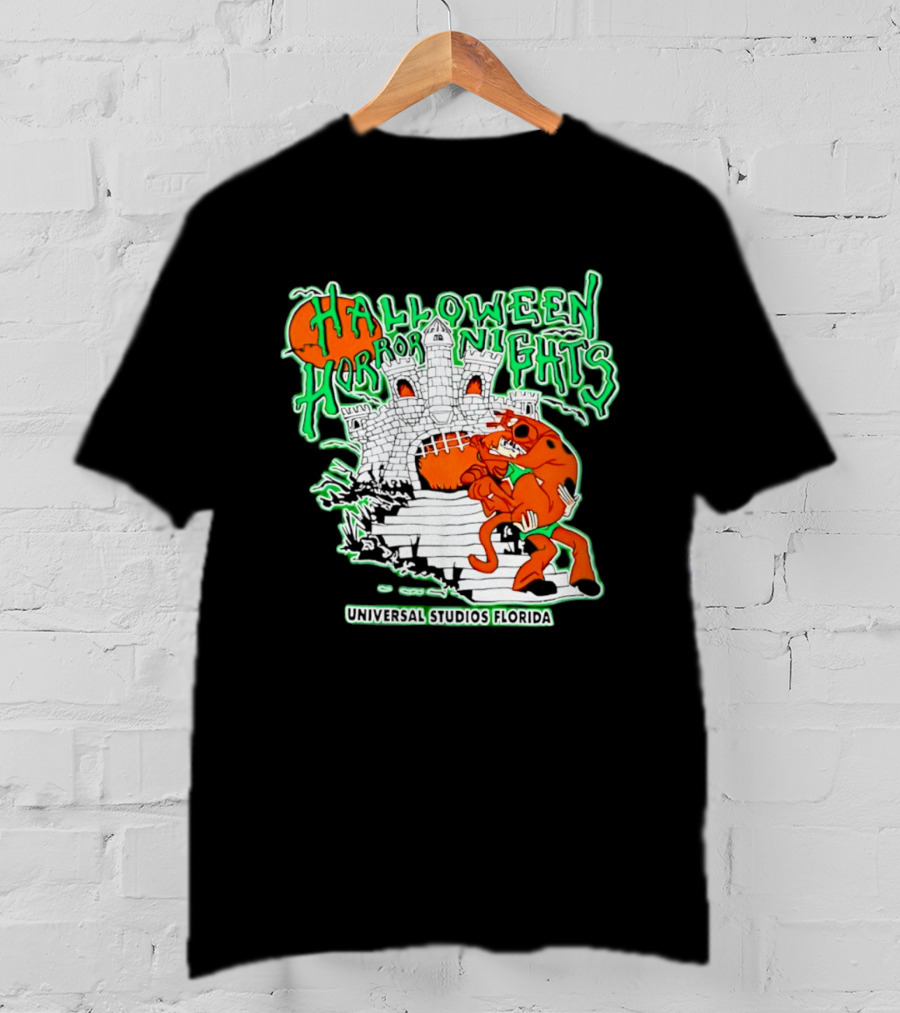 Halloween Horror Nights Universal Studios Florida Scoob Night Razors In The Night Beyond Human T-Shirt