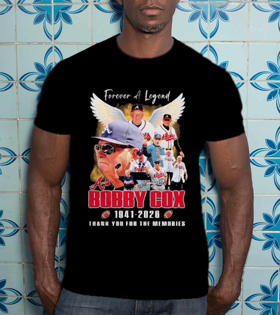 Bobby Cox 1941 2026 Atlanta Baseball Legend Thank You For The Memories T-Shirt