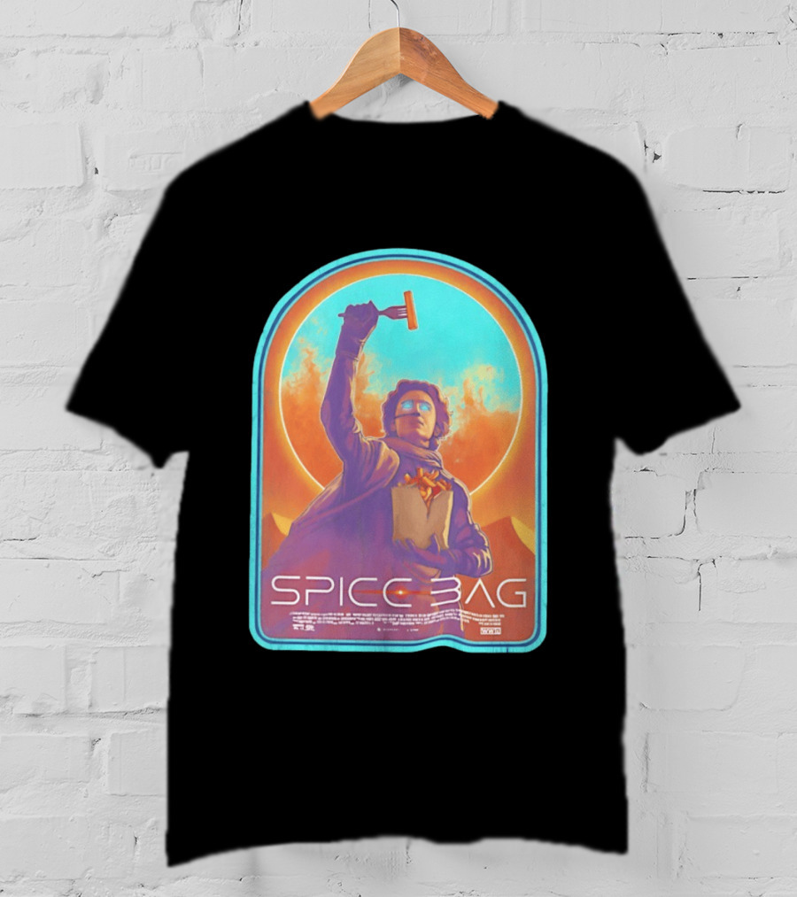 Dune Spice Bag Sci Fi Parody Pop Culture T-Shirt
