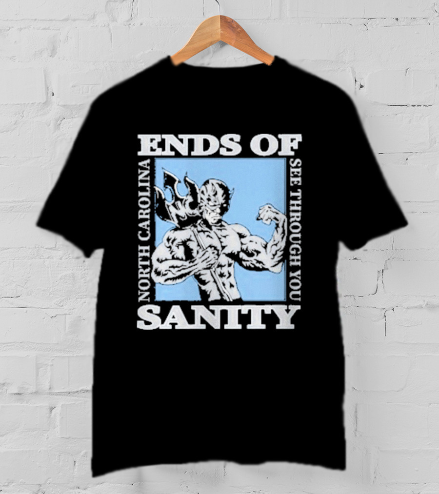 Ends Of Sanity North Carolina See Through You Blue Devil T-Shirt
