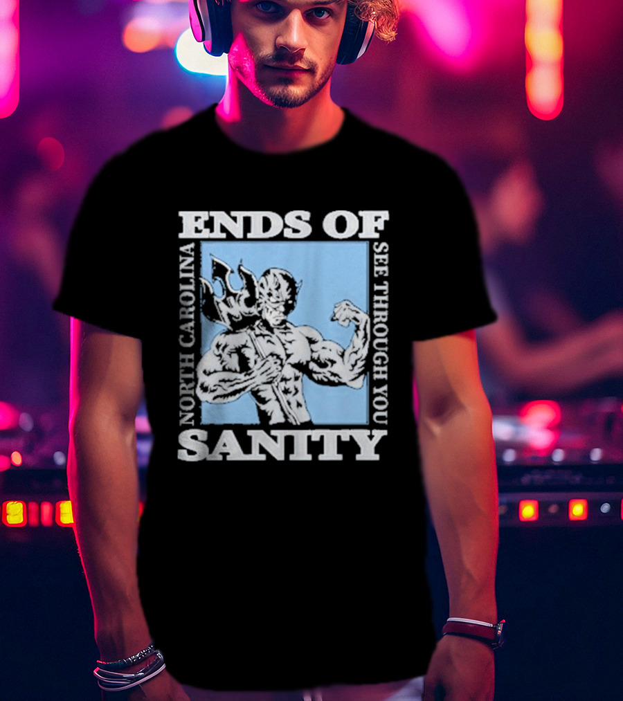 Ends Of Sanity North Carolina See Through You Blue Devil T-Shirt