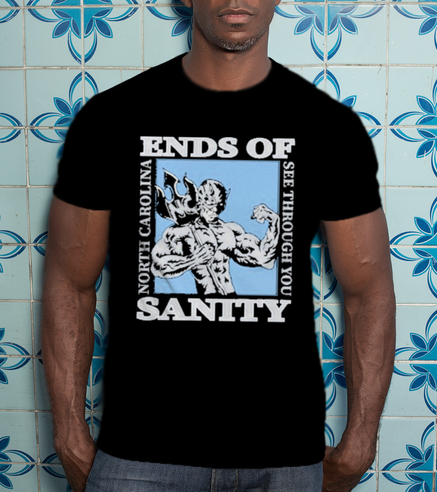 Ends Of Sanity North Carolina See Through You Blue Devil T-Shirt