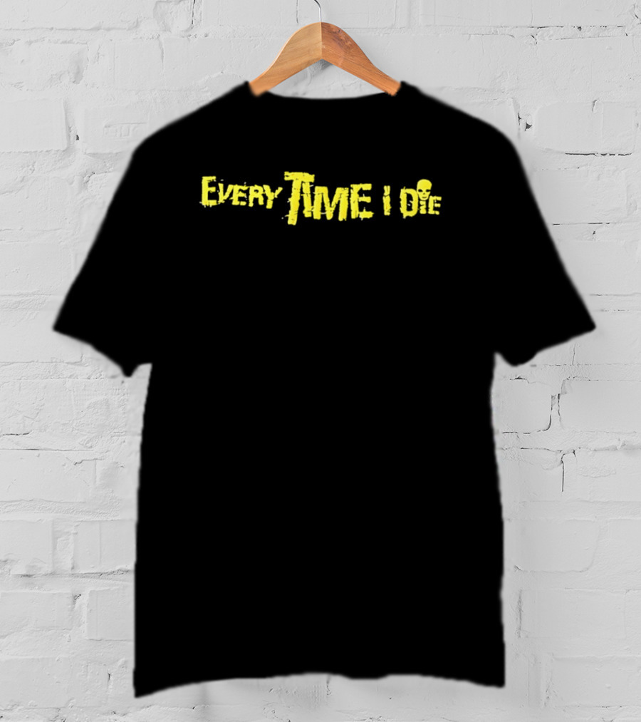 Every Time I Die Skull Yellow T-Shirt