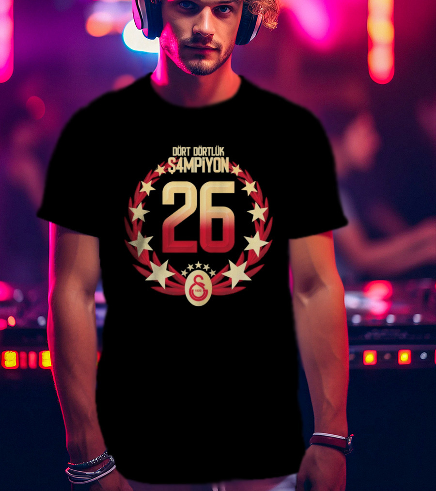 Galatasaray 26 Süper Lig Şampiyonları Diğerlerinin Şampiyonu T-Shirt