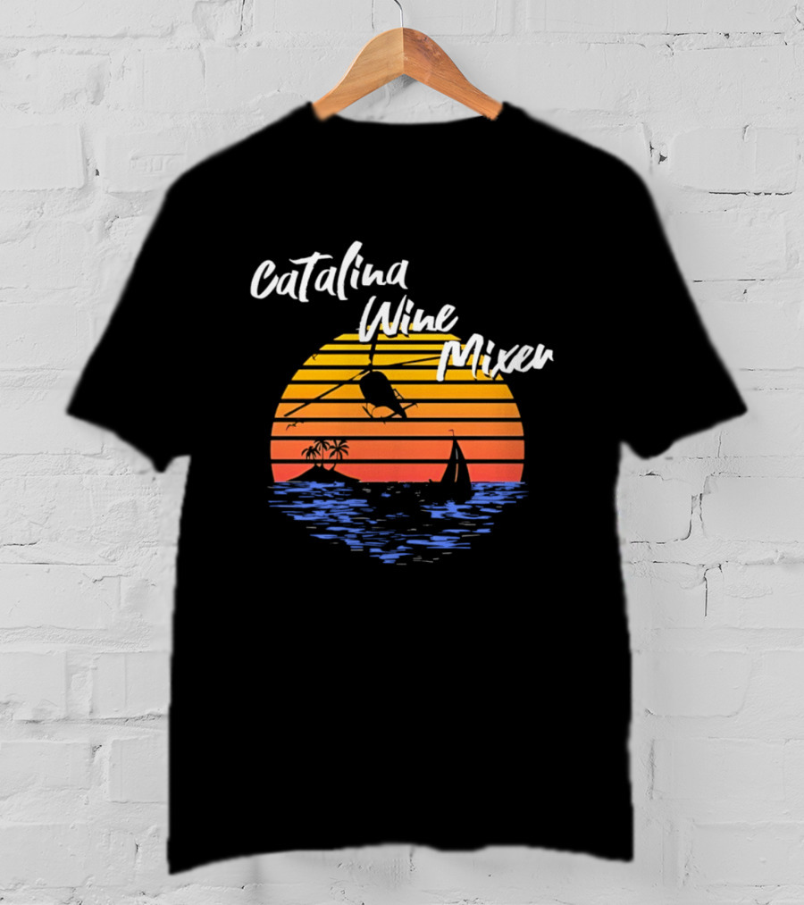 Catalina Wine Mixer Step Brothers Movie Sunset Out Sea T-Shirt