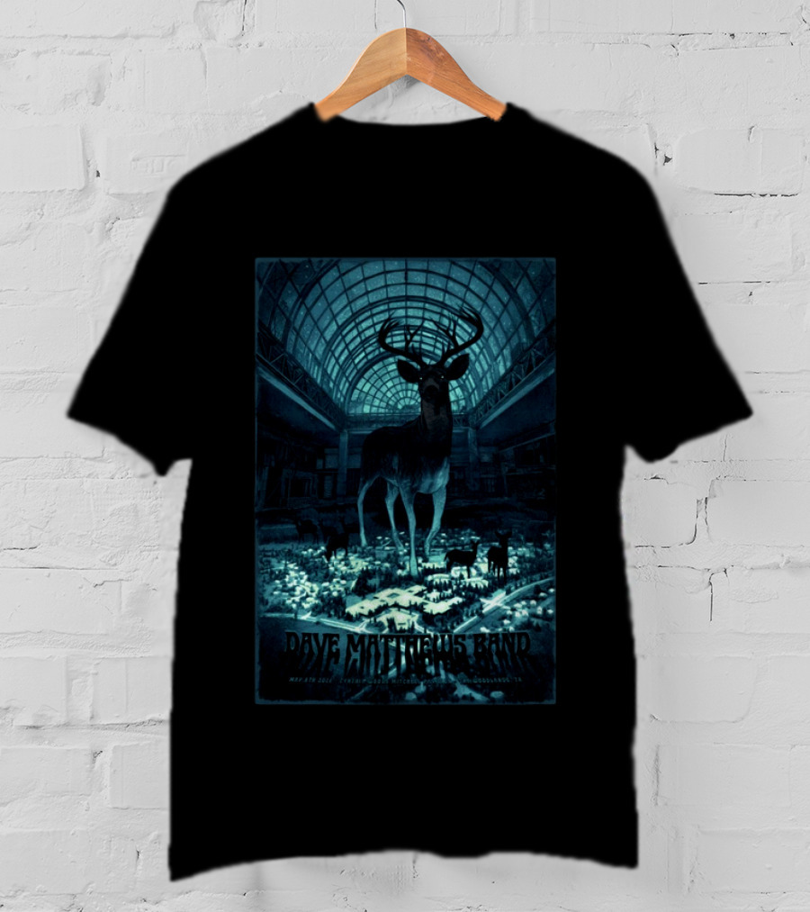 Dave Matthews Band May 8 2026 The Woodlands Deer Concert T-Shirt