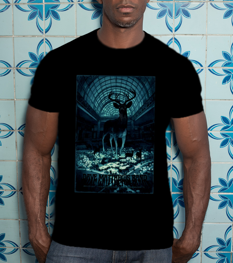 Dave Matthews Band May 8 2026 The Woodlands Deer Concert T-Shirt