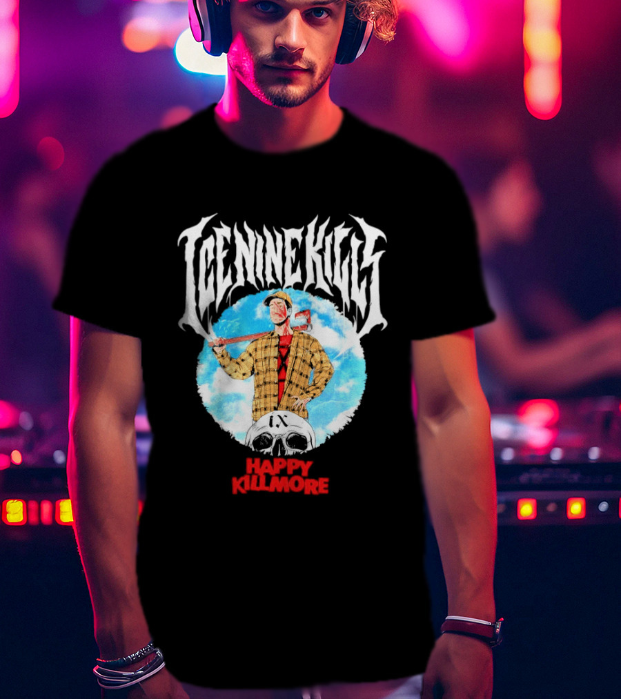 ICE NINE KILLS Happy Killmore Axe Skull T-Shirt