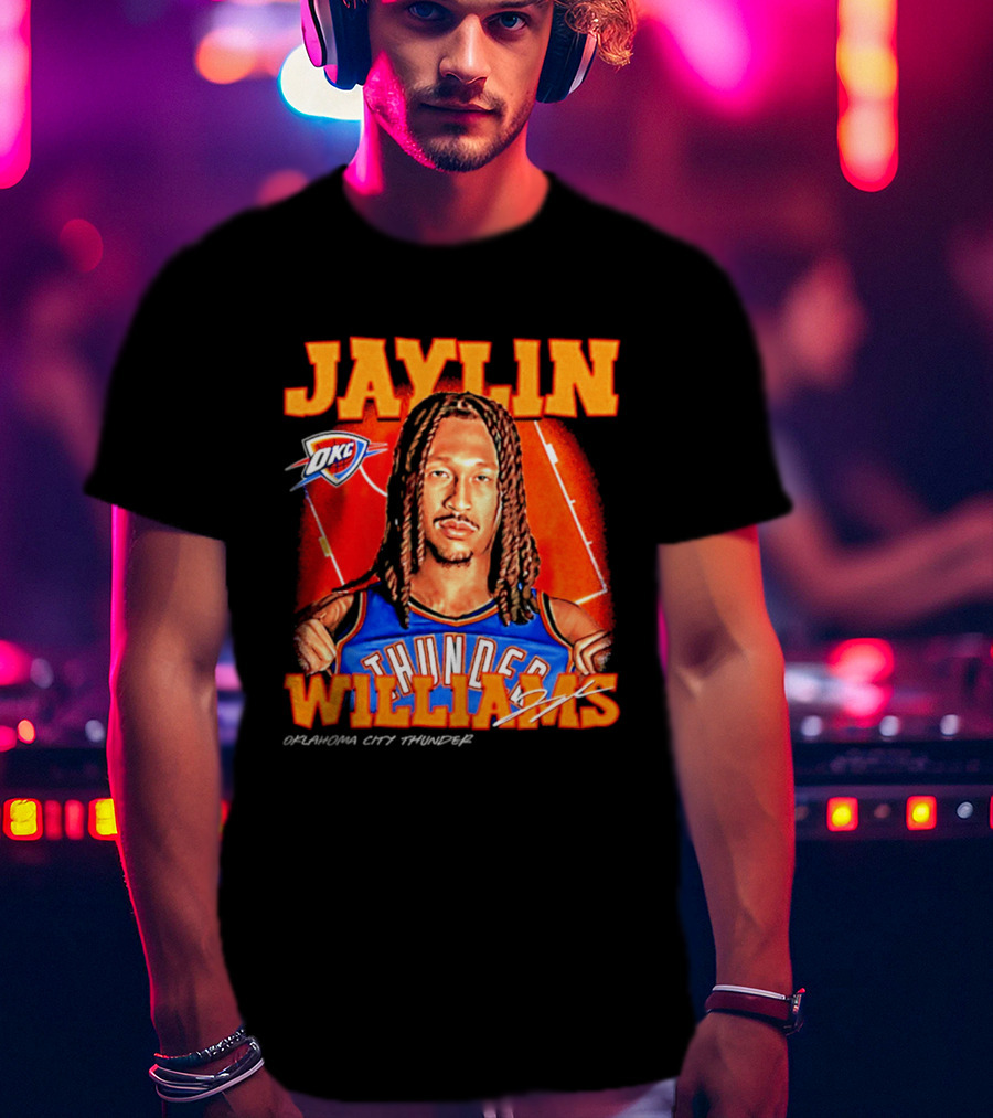 Jaylin Williams Oklahoma City Thunder Basketball T-Shirt