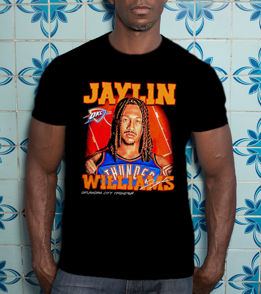 Jaylin Williams Oklahoma City Thunder Basketball T-Shirt