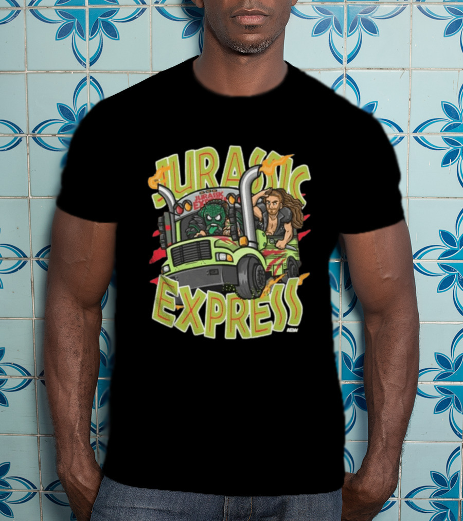 Jurassic Express Truck Adventure With Dinosaur And Driver T-Shirt
