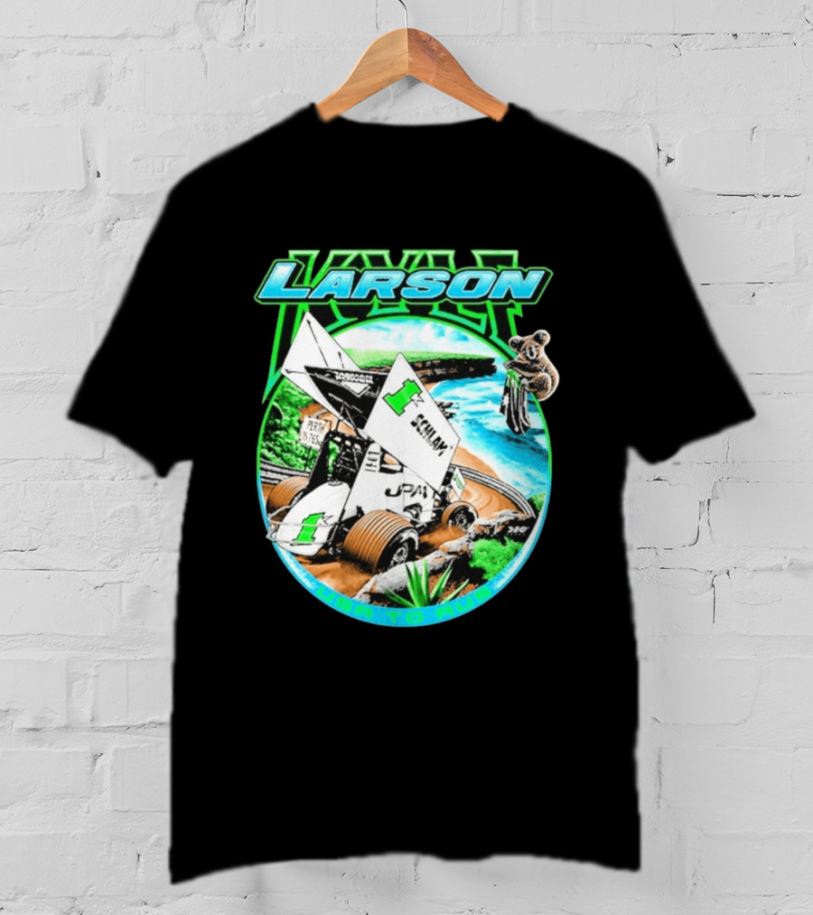 Kyle Larson Schlam USA To Aus Racing Perth Sprint Car T-Shirt