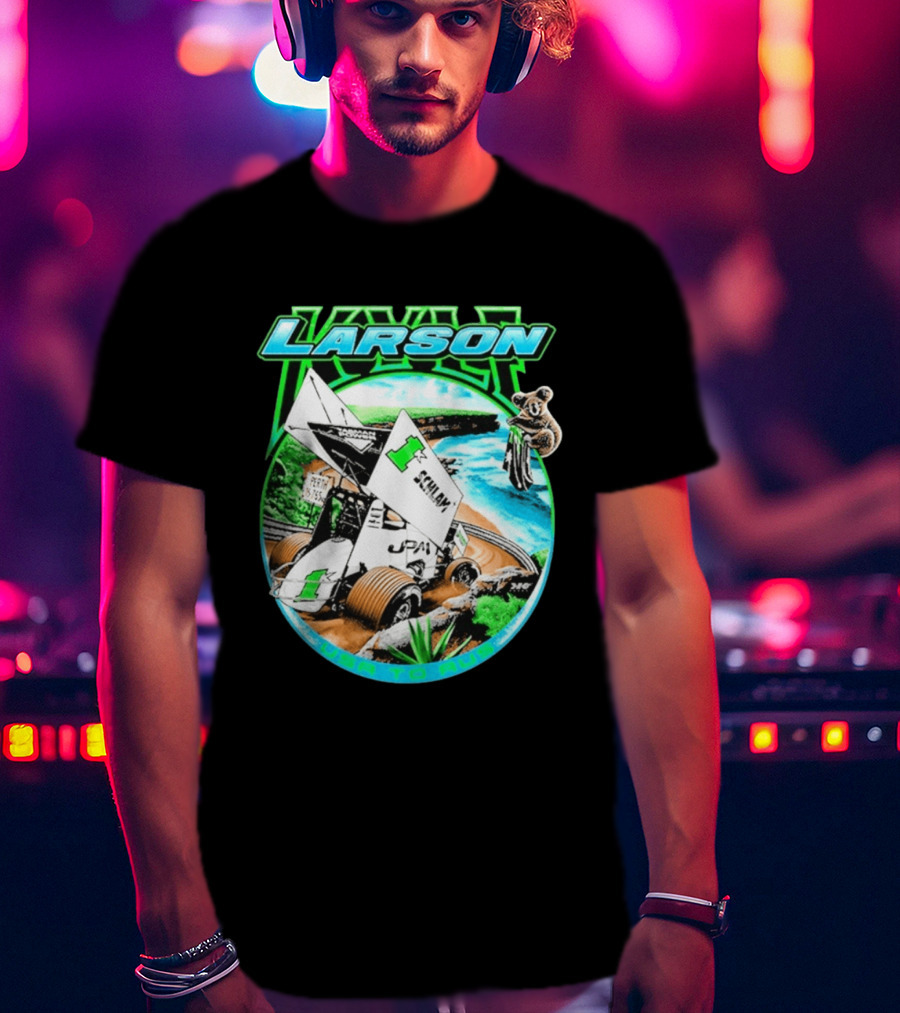 Kyle Larson Schlam USA To Aus Racing Perth Sprint Car T-Shirt