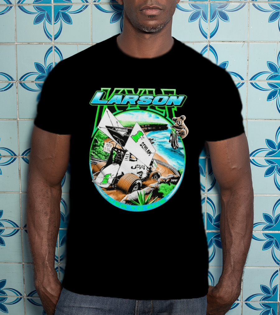 Kyle Larson Schlam USA To Aus Racing Perth Sprint Car T-Shirt