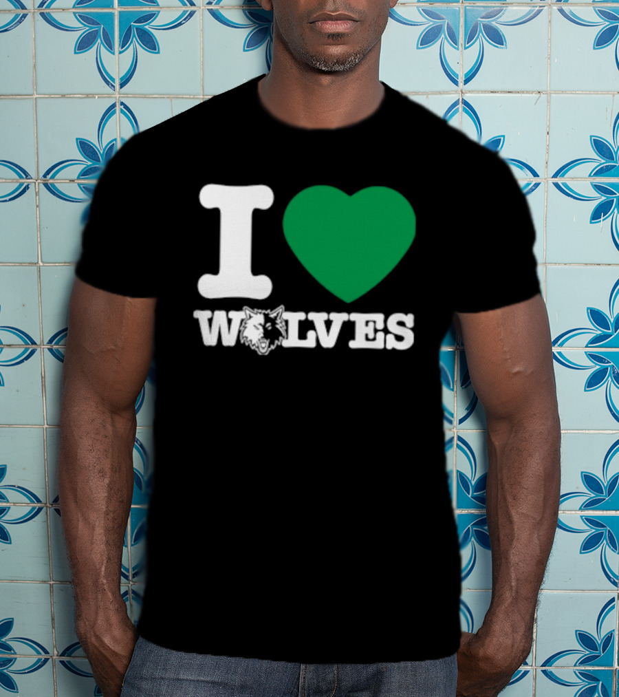 Minnesota Timberwolves I Love Wolves T-Shirt