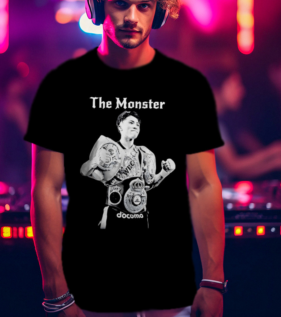 Naoya Inoue The Monster Boxing Champion WBC Belts Docomo T-Shirt