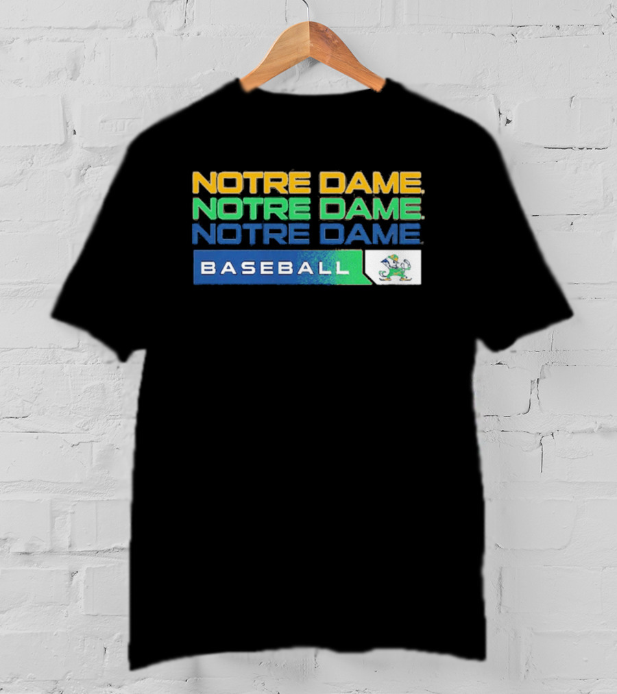 Notre Dame College Baseball Fighting Irish Tri Blend 2026 T-Shirt