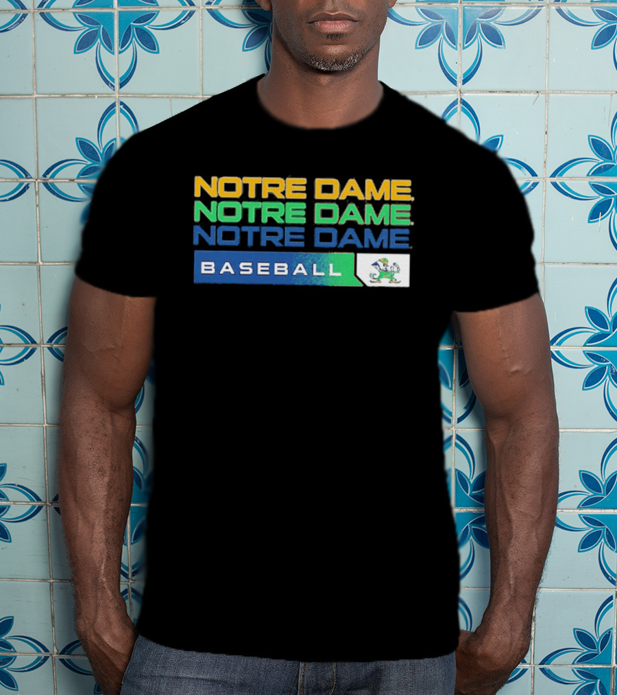 Notre Dame College Baseball Fighting Irish Tri Blend 2026 T-Shirt
