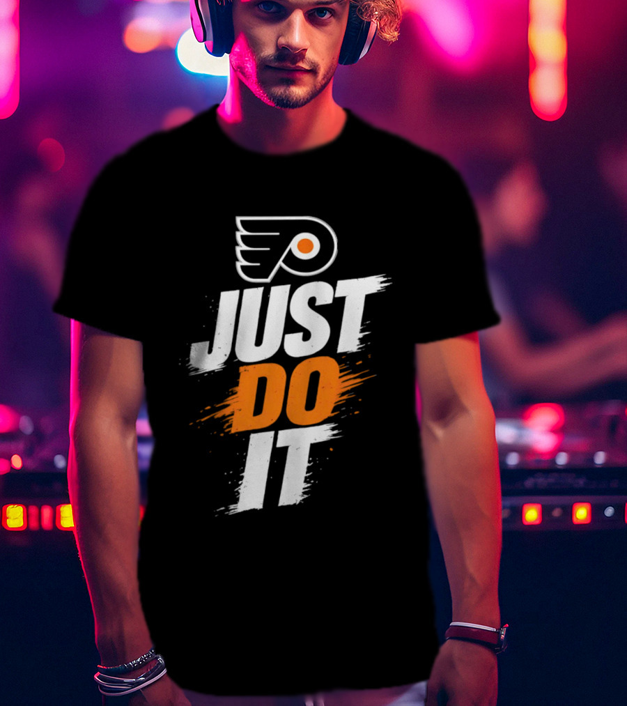 Philadelphia Flyers Just Do It NHL Team Spirit T-Shirt