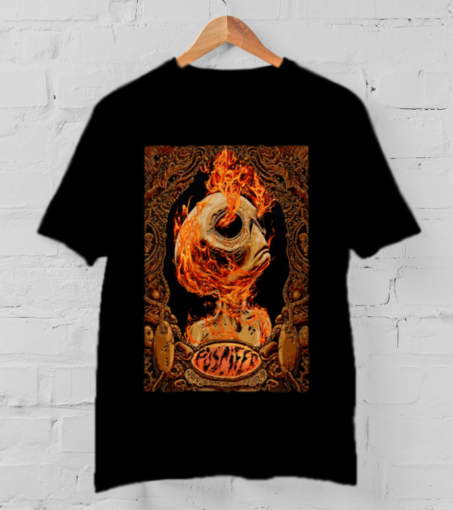 Puscifer Theater Of The Clouds Portland OR Event May 8 2026 Alien Skull In Flames T-Shirt