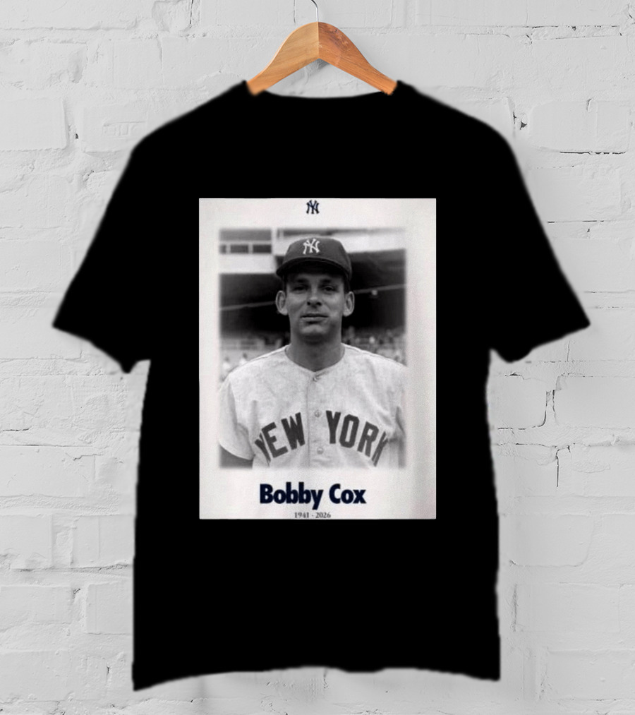 New York Yankees Bobby Cox 1941 2026 T-Shirt
