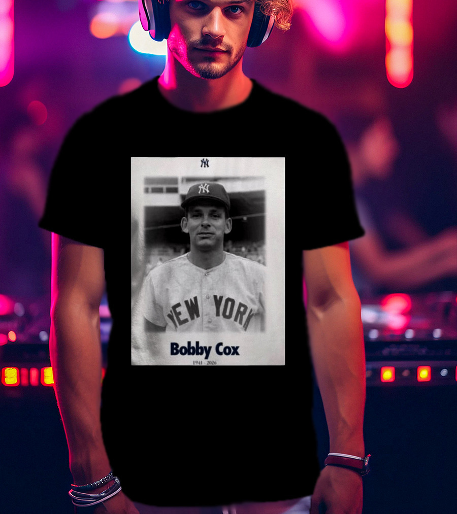 New York Yankees Bobby Cox 1941 2026 T-Shirt