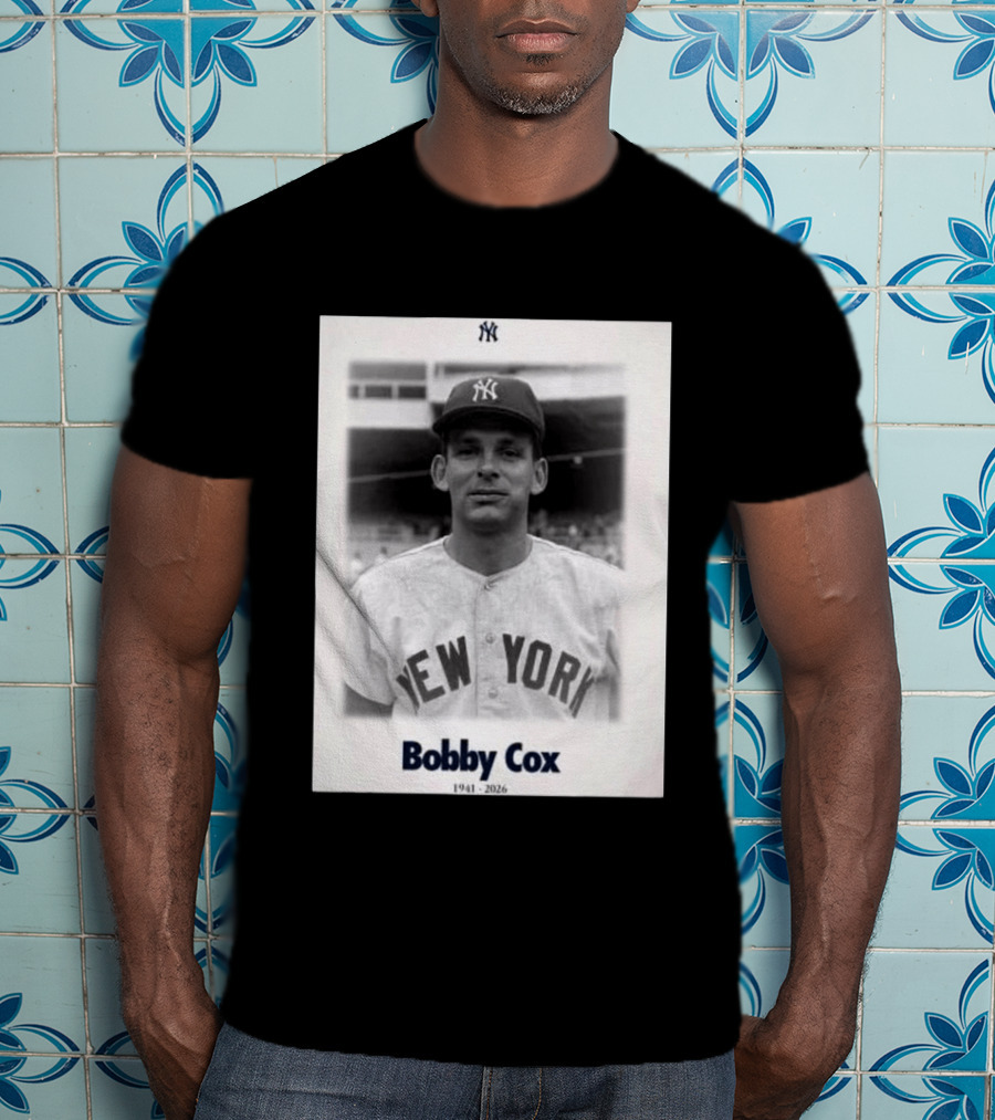New York Yankees Bobby Cox 1941 2026 T-Shirt