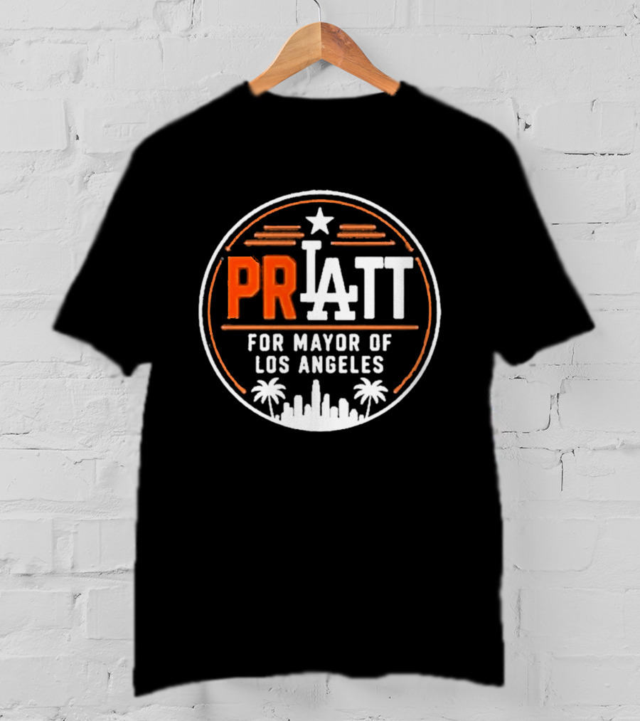 Pratt For Mayor Of Los Angeles 2026 Election Campaign T-Shirt