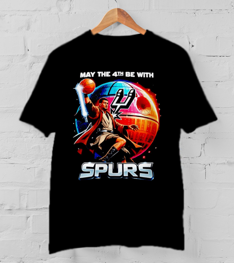 May The 4th Be With You Spurs Star Wars Victor Wembanyama T-Shirt