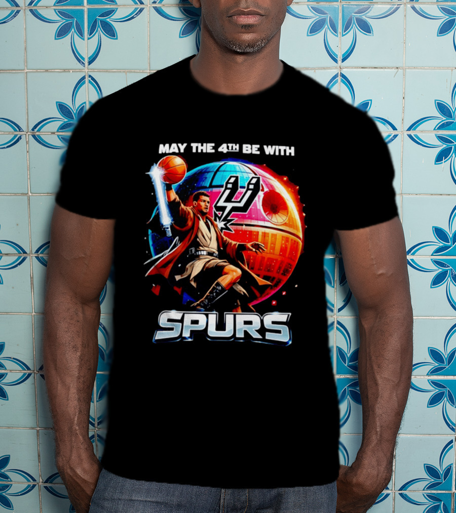 May The 4th Be With You Spurs Star Wars Victor Wembanyama T-Shirt