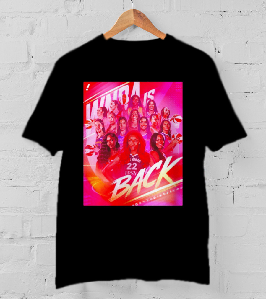 WNBA Is Back 30th Season Highlights Las Vegas Basketball Stars T-Shirt