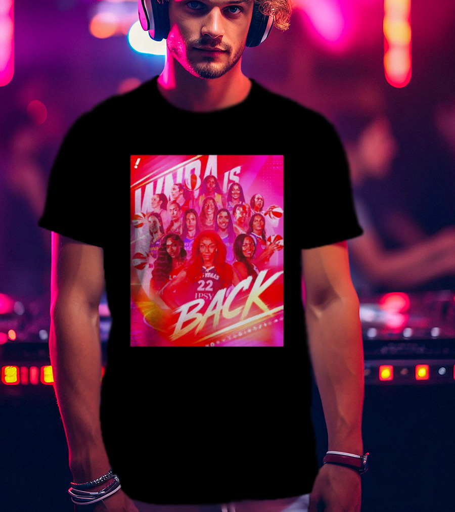 WNBA Is Back 30th Season Highlights Las Vegas Basketball Stars T-Shirt