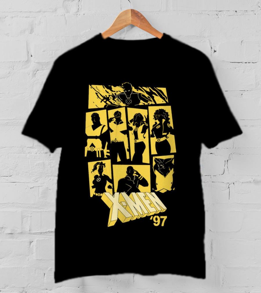 X Men '97 Classic Characters Collage T-Shirt