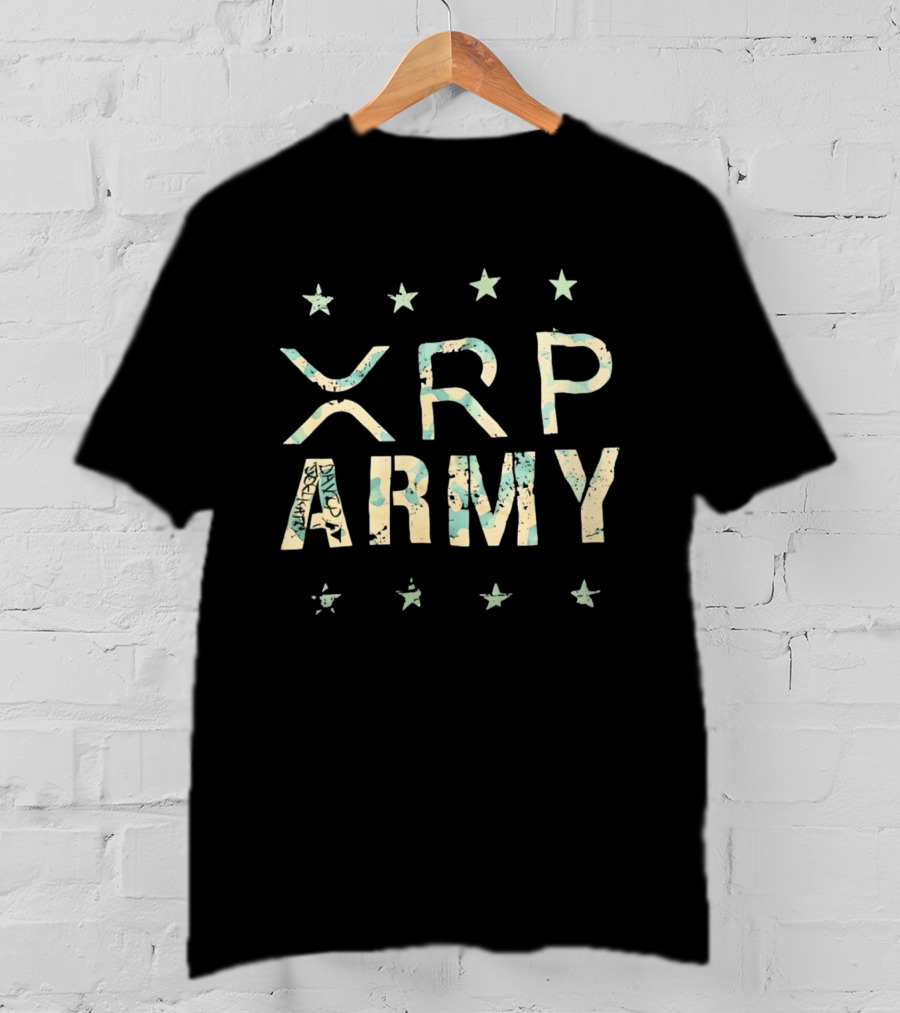 XRP Army Camo Stars T-Shirt